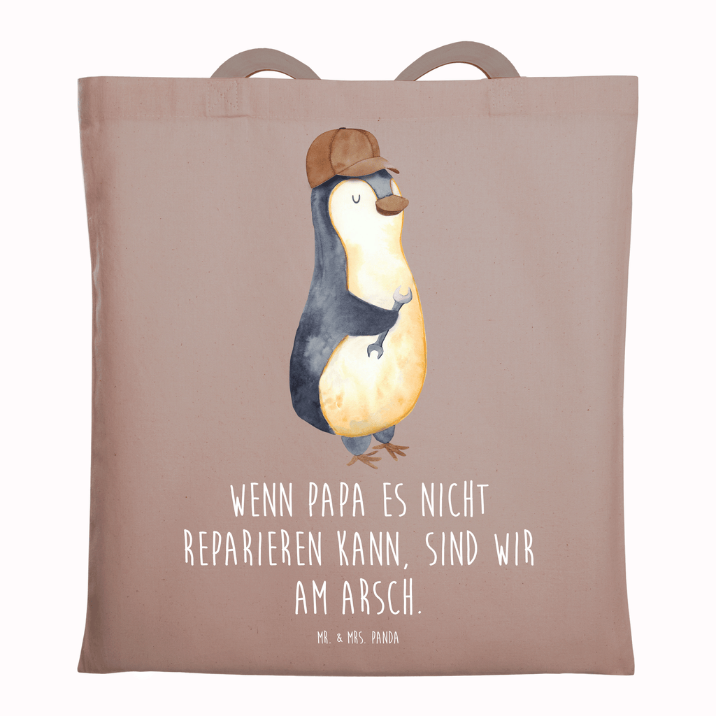 Tragetasche Wenn Papa es nicht reparieren kann, sind wir am Arsch Beuteltasche, Beutel, Einkaufstasche, Jutebeutel, Stoffbeutel, Tasche, Shopper, Umhängetasche, Strandtasche, Schultertasche, Stofftasche, Tragetasche, Badetasche, Jutetasche, Einkaufstüte, Laptoptasche, Familie, Vatertag, Muttertag, Bruder, Schwester, Mama, Papa, Oma, Opa, Vater, Geschenk Papa, Bester Papa der Welt