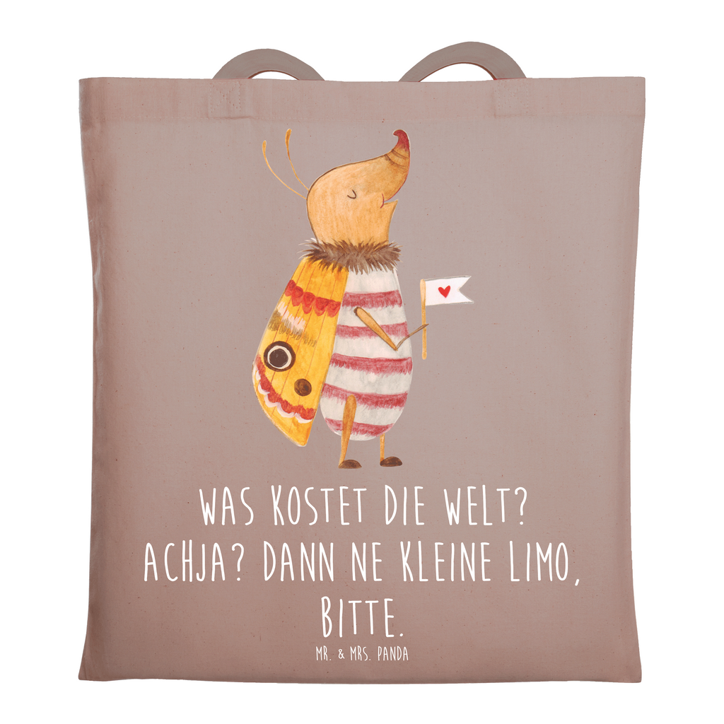 Tragetasche Nachtfalter mit Fähnchen Beuteltasche, Beutel, Einkaufstasche, Jutebeutel, Stoffbeutel, Tasche, Shopper, Umhängetasche, Strandtasche, Schultertasche, Stofftasche, Tragetasche, Badetasche, Jutetasche, Einkaufstüte, Laptoptasche, Tiermotive, Gute Laune, lustige Sprüche, Tiere, Nachtfalter, Käfer, Spruch lustig, Spruch witzig, süß, niedlich, Küche Deko, Was kostet die Welt