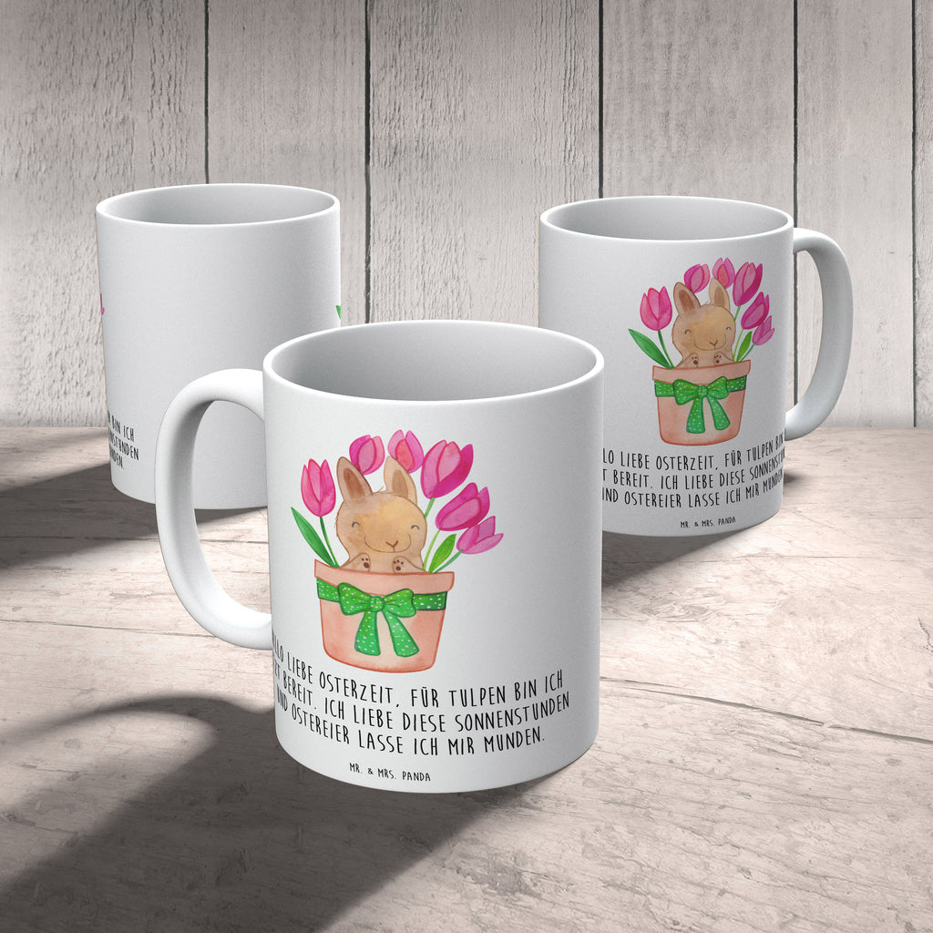 Tasse Hase Tulpen Tasse, Kaffeetasse, Teetasse, Becher, Kaffeebecher, Teebecher, Keramiktasse, Porzellantasse, Büro Tasse, Geschenk Tasse, Tasse Sprüche, Tasse Motive, Kaffeetassen, Tasse bedrucken, Designer Tasse, Cappuccino Tassen, Schöne Teetassen, Ostern, Osterhase, Ostergeschenke, Osternest, Osterdeko, Geschenke zu Ostern, Ostern Geschenk, Ostergeschenke Kinder, Ostern Kinder, Hase, Ostergeschenk, Tulpen, Blumenstrauß, Alternative zu Blumen