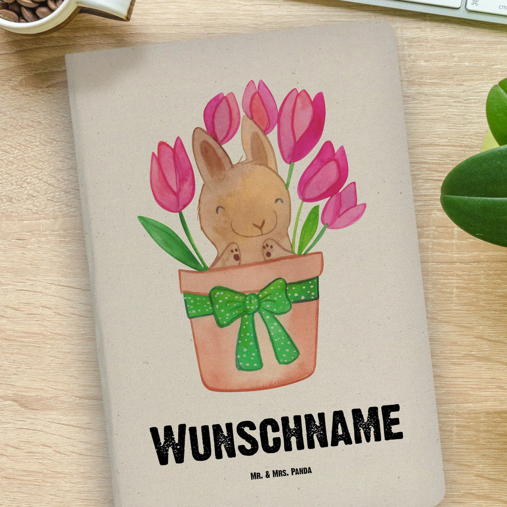 DIN A4 Personalisiertes Notizbuch Hase Tulpen Personalisiertes Notizbuch, Notizbuch mit Namen, Notizbuch bedrucken, Personalisierung, Namensbuch, Namen, Ostern, Osterhase, Ostergeschenke, Osternest, Osterdeko, Geschenke zu Ostern, Ostern Geschenk, Ostergeschenke Kinder, Ostern Kinder, Hase, Ostergeschenk, Tulpen, Blumenstrauß, Alternative zu Blumen