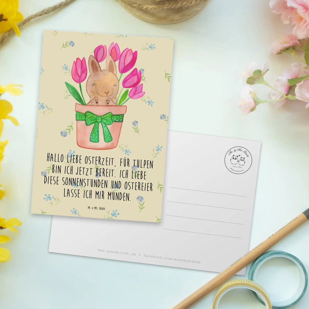 Postkarte Hase Tulpen Postkarte, Karte, Geschenkkarte, Grußkarte, Einladung, Ansichtskarte, Geburtstagskarte, Einladungskarte, Dankeskarte, Ansichtskarten, Einladung Geburtstag, Einladungskarten Geburtstag, Ostern, Osterhase, Ostergeschenke, Osternest, Osterdeko, Geschenke zu Ostern, Ostern Geschenk, Ostergeschenke Kinder, Ostern Kinder, Hase, Ostergeschenk, Tulpen, Blumenstrauß, Alternative zu Blumen