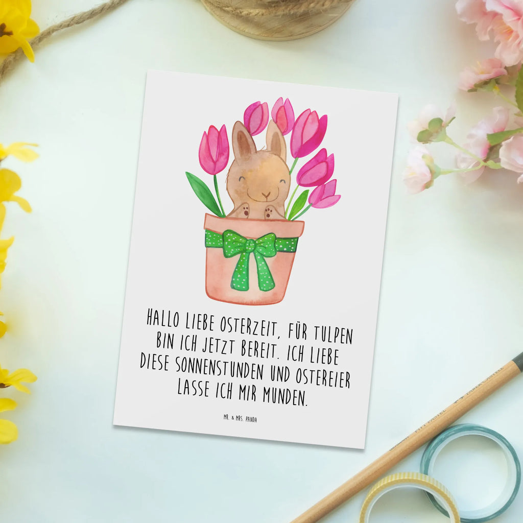 Postkarte Hase Tulpen Postkarte, Karte, Geschenkkarte, Grußkarte, Einladung, Ansichtskarte, Geburtstagskarte, Einladungskarte, Dankeskarte, Ansichtskarten, Einladung Geburtstag, Einladungskarten Geburtstag, Ostern, Osterhase, Ostergeschenke, Osternest, Osterdeko, Geschenke zu Ostern, Ostern Geschenk, Ostergeschenke Kinder, Ostern Kinder, Hase, Ostergeschenk, Tulpen, Blumenstrauß, Alternative zu Blumen