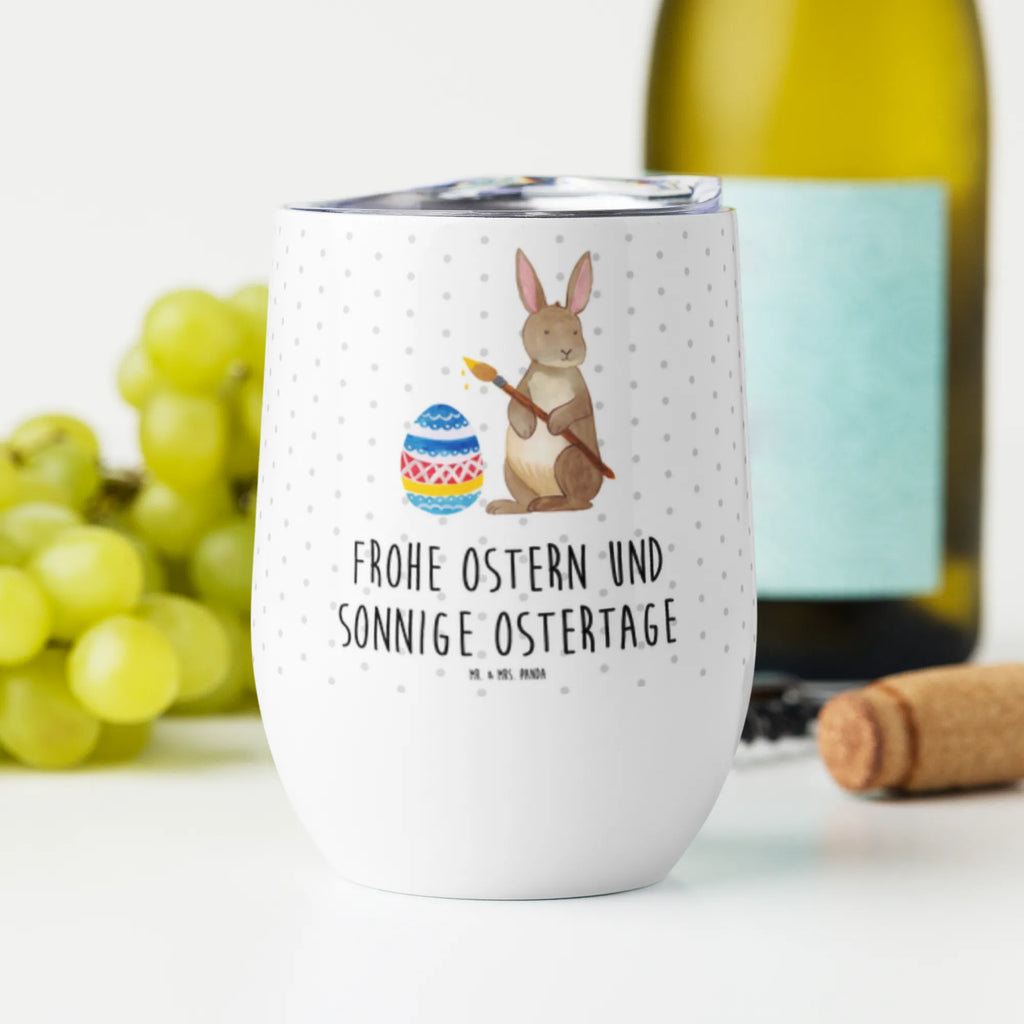 Weinbecher Hase Eiermalen Weinbecher, Glühwein Becher, Heißgetränke, Trinkbecher, Weinkelch, Weingläser, hochwertiger Weinbecher, Weinbecher Reisen, Weinbecher unterwegs, Thermobecher, Glühweinbecher, Ostern, Osterhase, Ostergeschenke, Osternest, Osterdeko, Geschenke zu Ostern, Ostern Geschenk, Ostergeschenke Kinder, Ostern Kinder, Frohe Ostern, Ostergrüße, Osterblume, Osterei, bemalte Ostereier, Hase, Kaninchen, Eiermalen