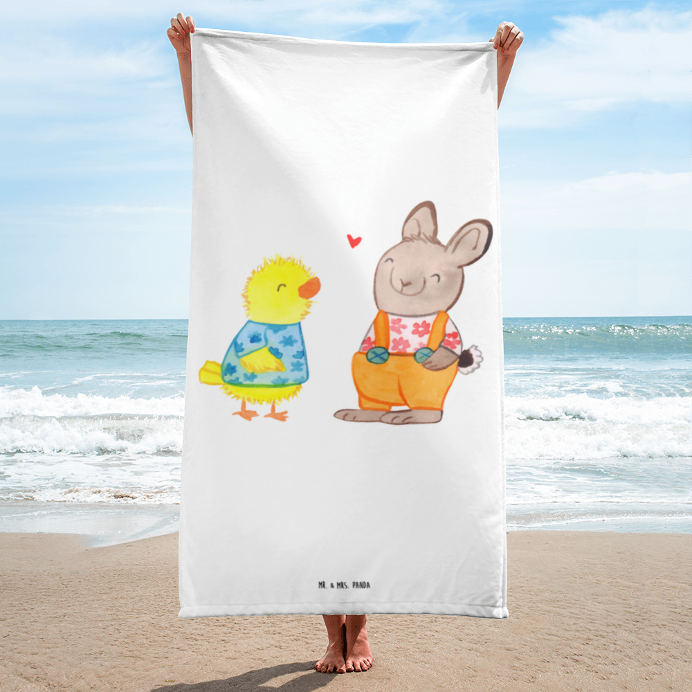 XL Badehandtuch Ostern Freundschaft Handtuch, Badetuch, Duschtuch, Strandtuch, Saunatuch, Ostern, Osterhase, Ostergeschenke, Osternest, Osterdeko, Geschenke zu Ostern, Ostern Geschenk, Ostergeschenke Kinder, Ostern Kinder, Ostergrüße, Ostereier, Frühling, Frühlingsgefühle, Hase, Liebe, Freundschaft, Liebesbeweis, Küken, Osterküken