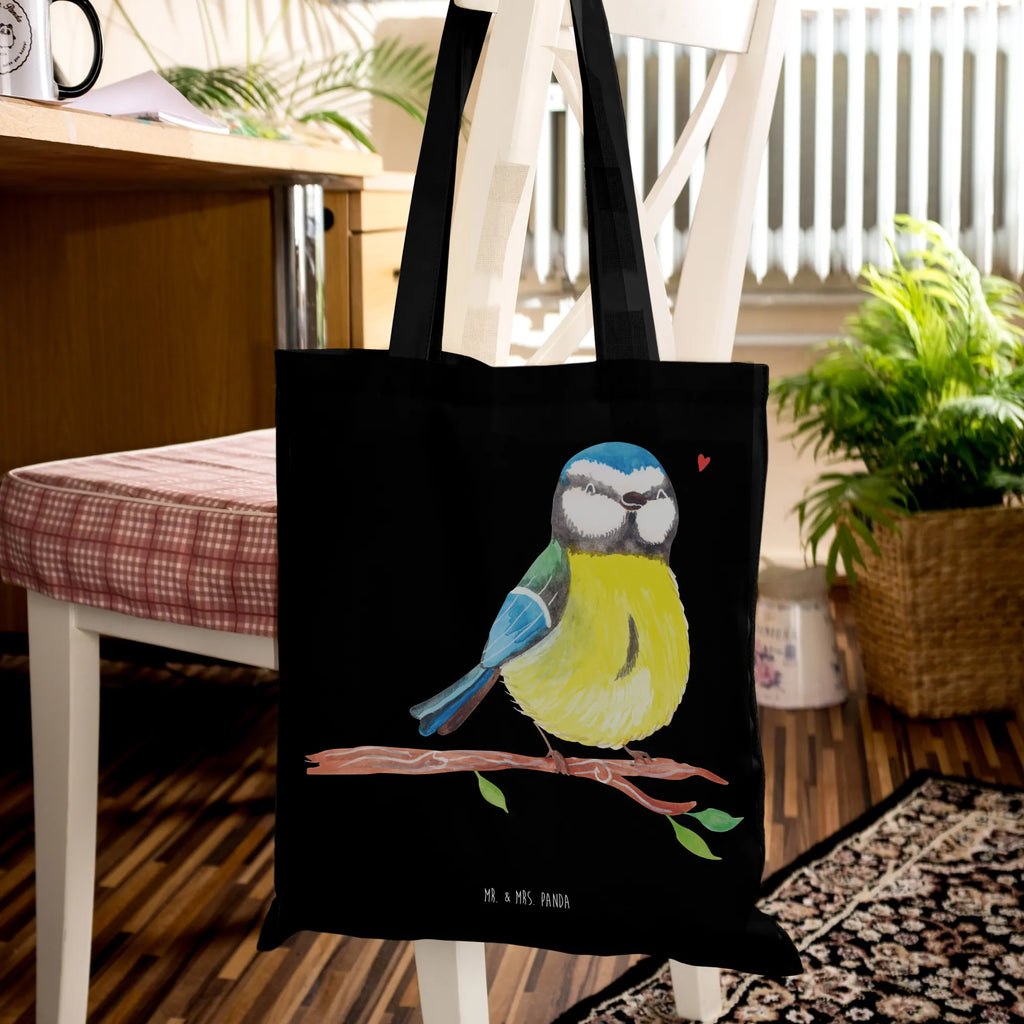 Tragetasche Vogel Blaumeise Beuteltasche, Beutel, Einkaufstasche, Jutebeutel, Stoffbeutel, Tasche, Shopper, Umhängetasche, Strandtasche, Schultertasche, Stofftasche, Tragetasche, Badetasche, Jutetasche, Einkaufstüte, Laptoptasche, Ostern, Osterhase, Ostergeschenke, Osternest, Osterdeko, Geschenke zu Ostern, Ostern Geschenk, Ostergeschenke Kinder, Ostern Kinder, Ostergrüße, Blaumeise, Vogel, liebe Grüße, Frühling, Frühlingsgefühle, Osterzeit