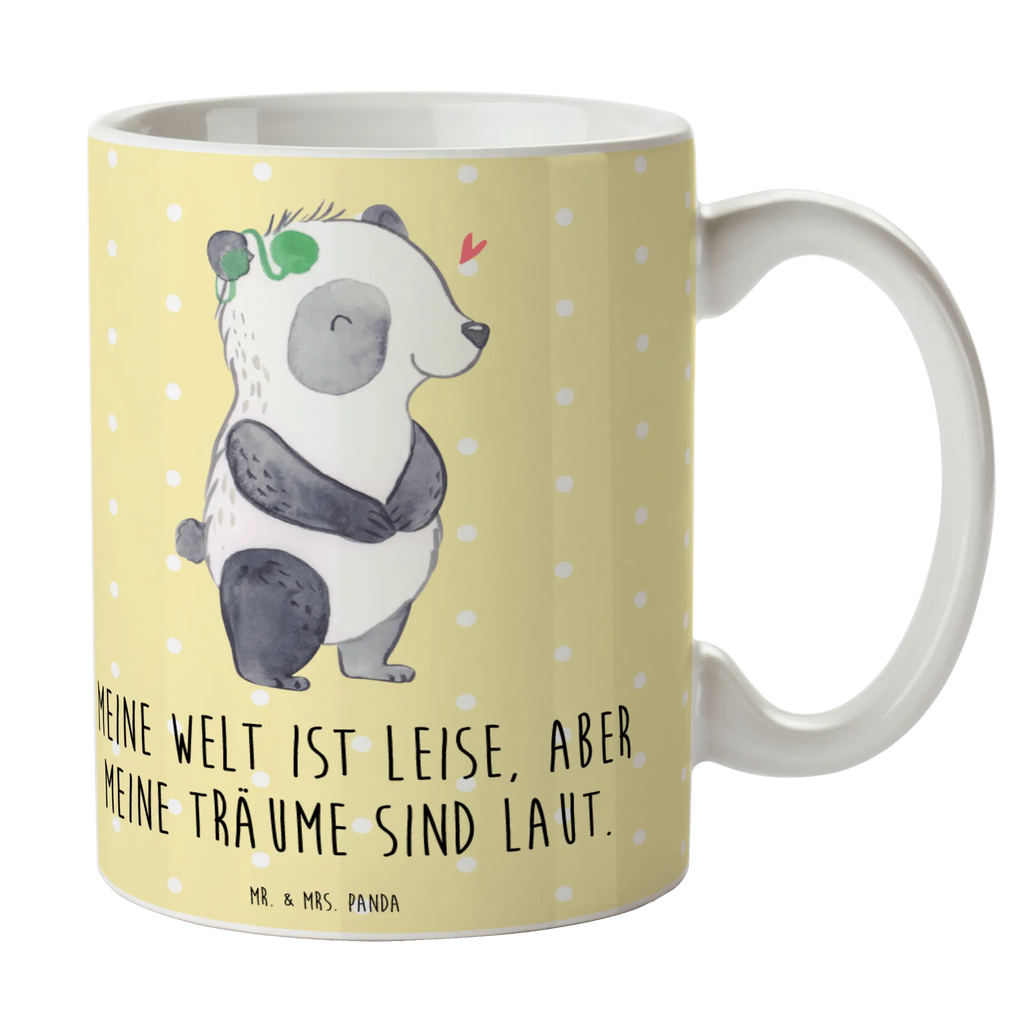 Tasse Panda Gehörlos Tasse, Kaffeetasse, Teetasse, Becher, Kaffeebecher, Teebecher, Keramiktasse, Porzellantasse, Büro Tasse, Geschenk Tasse, Tasse Sprüche, Tasse Motive, Kaffeetassen, Tasse bedrucken, Designer Tasse, Cappuccino Tassen, Schöne Teetassen, Panda, gehörlos, Cochlea Implantat, ertaubt