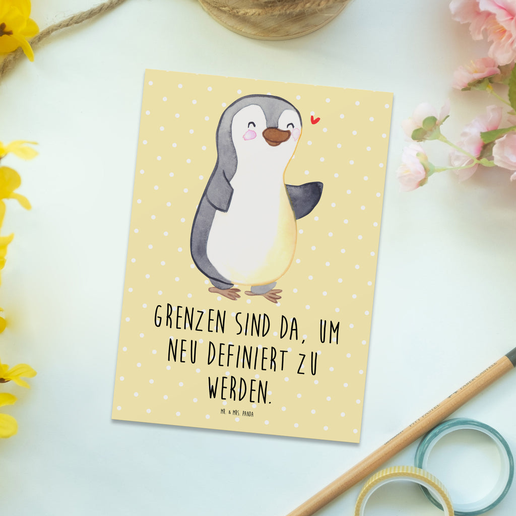 Postkarte Pinguin Amputation Postkarte, Karte, Geschenkkarte, Grußkarte, Einladung, Ansichtskarte, Geburtstagskarte, Einladungskarte, Dankeskarte, Ansichtskarten, Einladung Geburtstag, Einladungskarten Geburtstag, Pinguin, Amputation, Armamputation