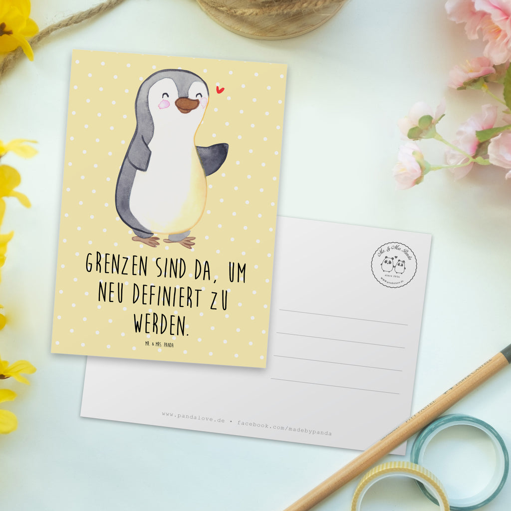 Postkarte Pinguin Amputation Postkarte, Karte, Geschenkkarte, Grußkarte, Einladung, Ansichtskarte, Geburtstagskarte, Einladungskarte, Dankeskarte, Ansichtskarten, Einladung Geburtstag, Einladungskarten Geburtstag, Pinguin, Amputation, Armamputation