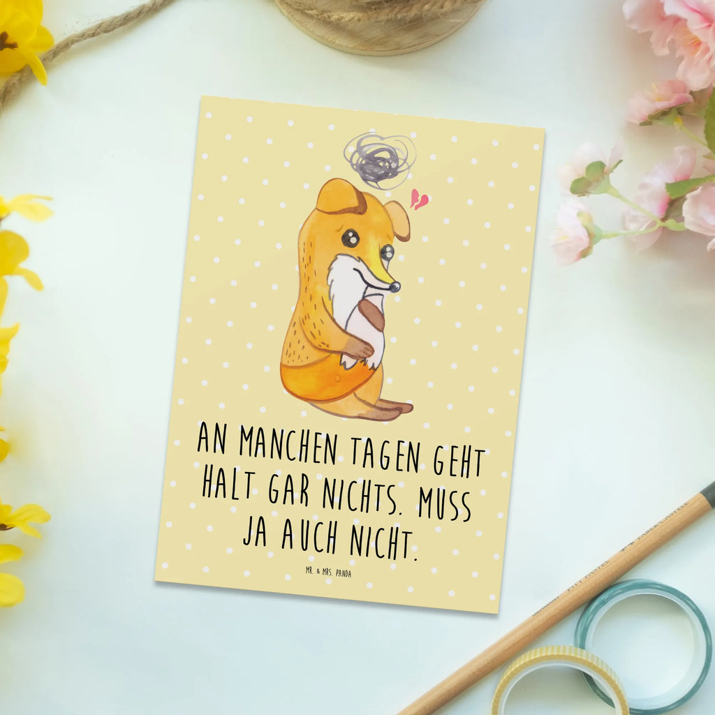 Postkarte Fuchs Depressionen Postkarte, Karte, Geschenkkarte, Grußkarte, Einladung, Ansichtskarte, Geburtstagskarte, Einladungskarte, Dankeskarte, Ansichtskarten, Einladung Geburtstag, Einladungskarten Geburtstag, Fuchs, Depressionen, depressiv