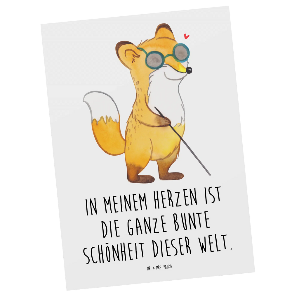 Postkarte Fuchs Blindheit Postkarte, Karte, Geschenkkarte, Grußkarte, Einladung, Ansichtskarte, Geburtstagskarte, Einladungskarte, Dankeskarte, Ansichtskarten, Einladung Geburtstag, Einladungskarten Geburtstag, Fuchs, Blindheit, Erblindung