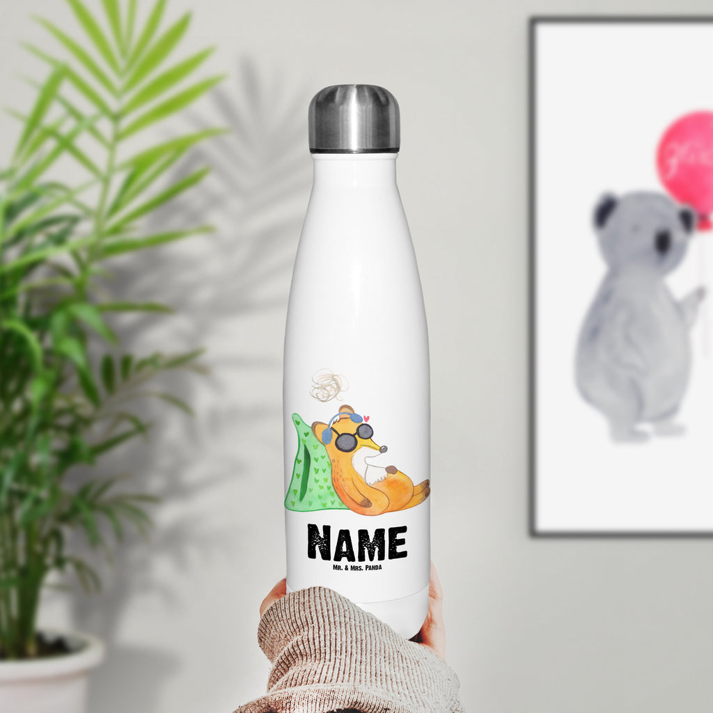 Personalisierte Thermosflasche Fuchs  Neurodiversität Personalisierte Isolierflasche, Personalisierte Thermoflasche, Personalisierte Trinkflasche, Trinkflasche Mit Namen, Wunschname, Bedrucken, Namensflasche, Neurodiversität, Fuchs, Fatigue, PEM