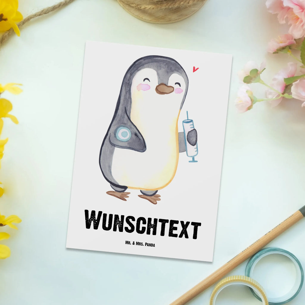 Personalisierte Postkarte Pinguin Diabetes Postkarte mit Namen, Postkarte bedrucken, Postkarte mit Wunschtext, Postkarte personalisierbar, Geschenkkarte mit Namen, Grußkarte mit Namen, Karte mit Namen, Einladung mit Namen, Ansichtskarte mit Namen, Geschenkkarte mit Wunschtext, Grußkarte mit Wunschtext, Karte mit Wunschtext, Einladung mit Wunschtext, Ansichtskarte mit Wunschtext, Pinguin, Diabetes, Diabetes Mellitus, Zuckerkrankheit