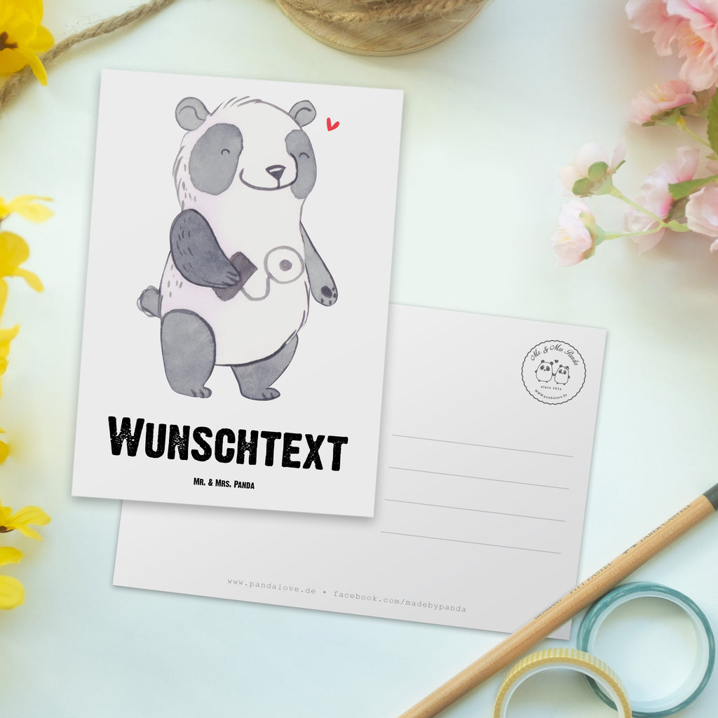 Personalisierte Postkarte Panda Insulinpumpe Postkarte mit Namen, Postkarte bedrucken, Postkarte mit Wunschtext, Postkarte personalisierbar, Geschenkkarte mit Namen, Grußkarte mit Namen, Karte mit Namen, Einladung mit Namen, Ansichtskarte mit Namen, Geschenkkarte mit Wunschtext, Grußkarte mit Wunschtext, Karte mit Wunschtext, Einladung mit Wunschtext, Ansichtskarte mit Wunschtext, Panda, Diabetes, Diabetes mellitus, Insulinpumpe