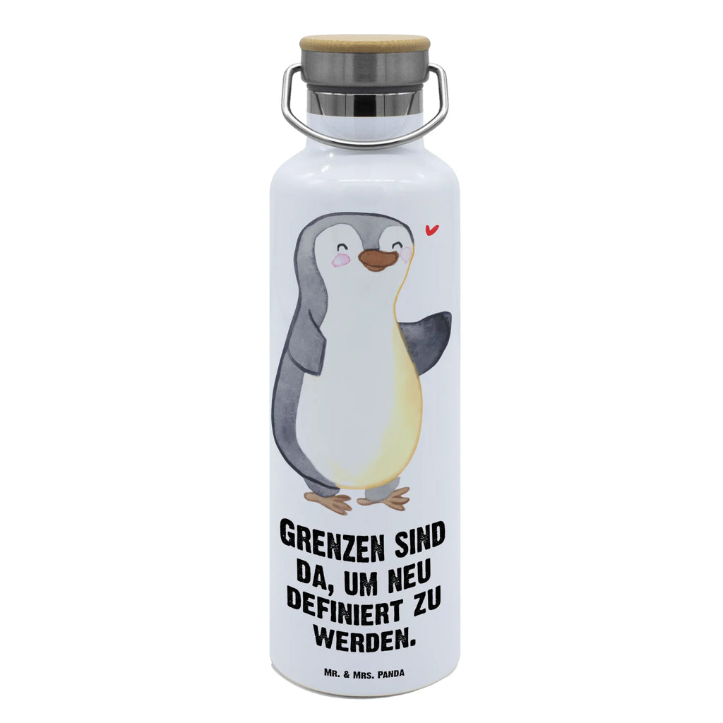 Trinkflasche Pinguin Amputation Thermosflasche, Isolierflasche, Edelstahl, Trinkflasche, isoliert, Wamrhaltefunktion, Sportflasche, Flasche zum Sport, Sportlerflasche, Pinguin, Amputation, Armamputation