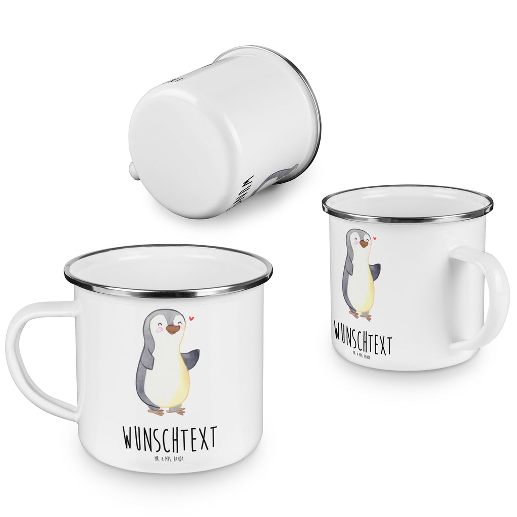 Personalisierte Emaille Tasse Pinguin Amputation Emaille Tasse personalisiert, Emaille Tasse mit Namen, Campingtasse personalisiert, Namenstasse, Campingtasse bedrucken, Campinggeschirr personalsisert, tasse mit namen, personalisierte tassen, personalisierte tasse, tasse selbst gestalten, tasse bedrucken, tassen bedrucken, Pinguin, Amputation, Armamputation