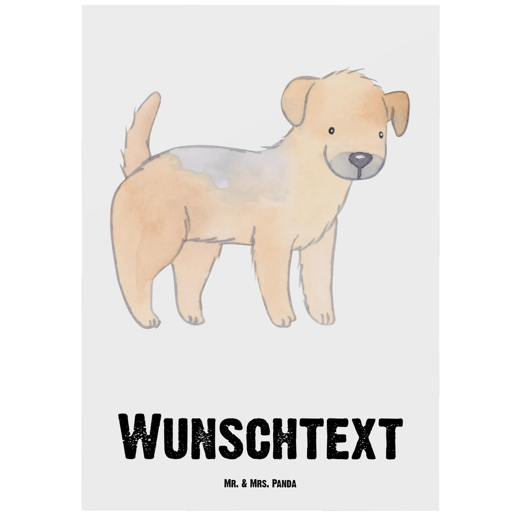 Personalisierte Postkarte Border Terrier Lebensretter Postkarte mit Namen, Postkarte bedrucken, Postkarte mit Wunschtext, Postkarte personalisierbar, Geschenkkarte mit Namen, Grußkarte mit Namen, Karte mit Namen, Einladung mit Namen, Ansichtskarte mit Namen, Geschenkkarte mit Wunschtext, Grußkarte mit Wunschtext, Karte mit Wunschtext, Einladung mit Wunschtext, Ansichtskarte mit Wunschtext, Hund, Hunderasse, Rassehund, Hundebesitzer, Geschenk, Tierfreund, Schenken, Welpe, Border Terrier