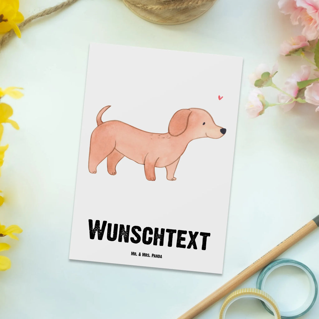 Personalisierte Postkarte Dackel Kurzhaardackel Lebensretter Postkarte mit Namen, Postkarte bedrucken, Postkarte mit Wunschtext, Postkarte personalisierbar, Geschenkkarte mit Namen, Grußkarte mit Namen, Karte mit Namen, Einladung mit Namen, Ansichtskarte mit Namen, Geschenkkarte mit Wunschtext, Grußkarte mit Wunschtext, Karte mit Wunschtext, Einladung mit Wunschtext, Ansichtskarte mit Wunschtext, Hund, Hunderasse, Rassehund, Hundebesitzer, Geschenk, Tierfreund, Schenken, Welpe, Teckel, Dachshund, Kurzhaardackel