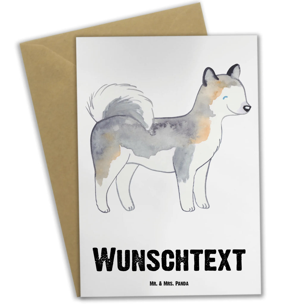 Personalisierte Grußkarte Siberian Husky Moment Personalisierte Grußkarte, Personalisiertere Klappkarte, Personalisierte Einladungskarte, Personalisierte Glückwunschkarte, Personalisierte Hochzeitskarte, Personalisierte Geburtstagskarte, Grußkarte mit Namen, Grußkarte selber drucken, Grußkarte selbst gestalten, Grußkarte mit persönlichen Nachrichten, Grußkarte als Geldgeschenk, Grußkarten personalisiert, Personalisierte Karte, Hund, Hunderasse, Rassehund, Hundebesitzer, Geschenk, Tierfreund, Schenken, Welpe, Siberian Husky