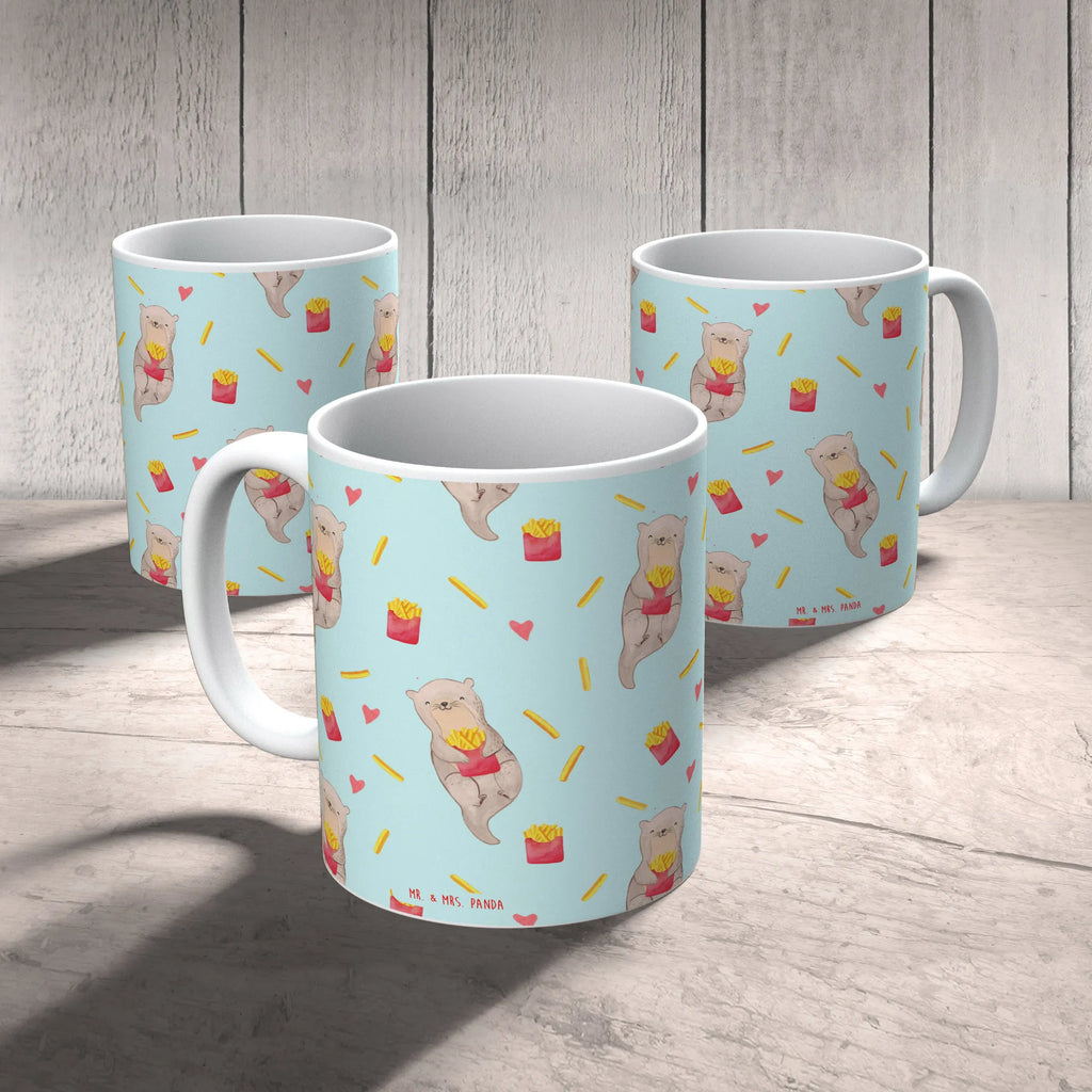 Tasse Otter Pommes Muster Tasse, Kaffeetasse, Teetasse, Becher, Kaffeebecher, Teebecher, Keramiktasse, Porzellantasse, Büro Tasse, Geschenk Tasse, Tasse Sprüche, Tasse Motive, Kaffeetassen, Tasse bedrucken, Designer Tasse, Cappuccino Tassen, Schöne Teetassen, Otter Muster, Pommes Muster, Otter, Pommes