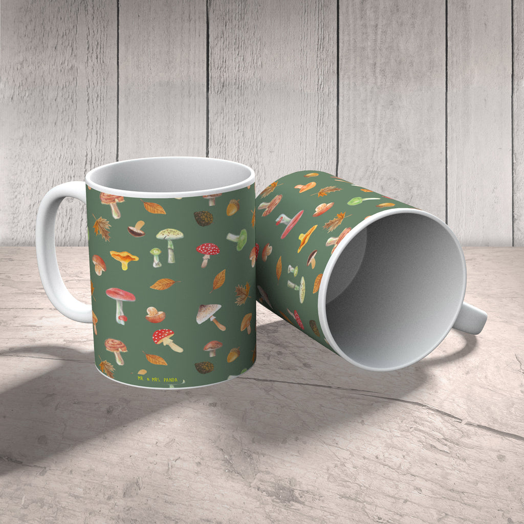 Tasse Pilz Wald Muster Tasse, Kaffeetasse, Teetasse, Becher, Kaffeebecher, Teebecher, Keramiktasse, Porzellantasse, Büro Tasse, Geschenk Tasse, Tasse Sprüche, Tasse Motive, Kaffeetassen, Tasse bedrucken, Designer Tasse, Cappuccino Tassen, Schöne Teetassen, Pilz Muster, Laub Muster, Wald, Pilze