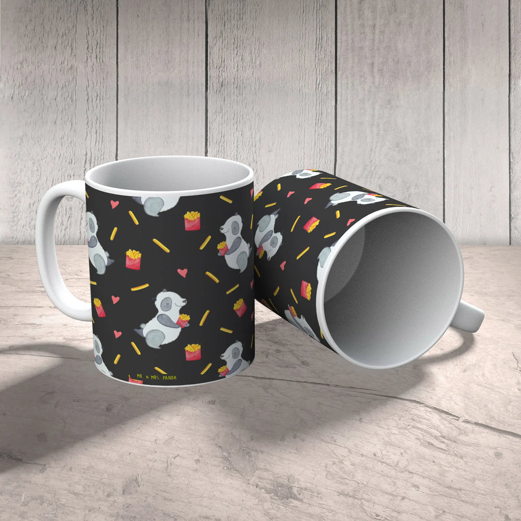 Tasse Panda Pommes Muster Tasse, Kaffeetasse, Teetasse, Becher, Kaffeebecher, Teebecher, Keramiktasse, Porzellantasse, Büro Tasse, Geschenk Tasse, Tasse Sprüche, Tasse Motive, Kaffeetassen, Tasse bedrucken, Designer Tasse, Cappuccino Tassen, Schöne Teetassen, Panda Muster, Pommes Muster, Panda, Pommes