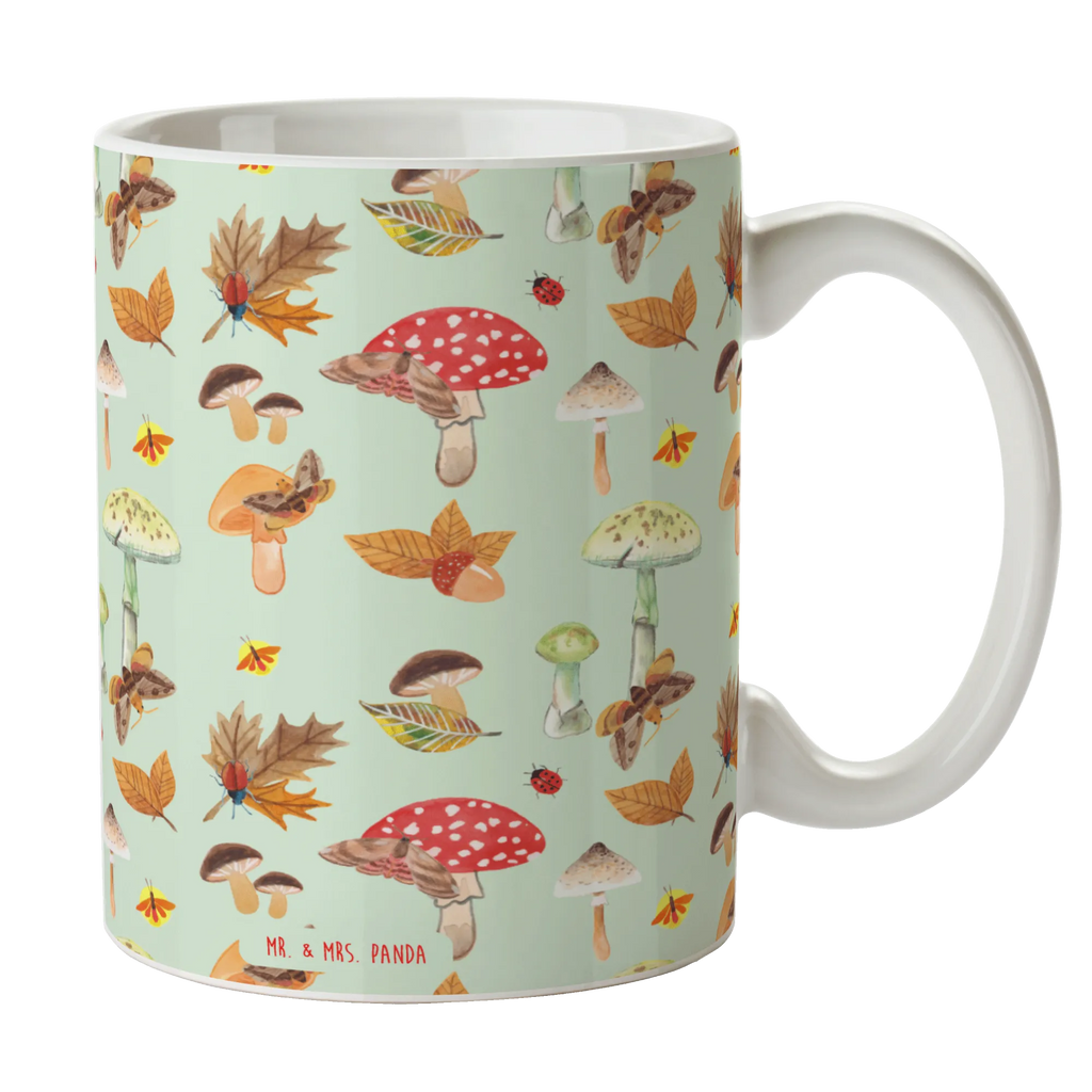 Tasse Herbst Pilze Muster Tasse, Kaffeetasse, Teetasse, Becher, Kaffeebecher, Teebecher, Keramiktasse, Porzellantasse, Büro Tasse, Geschenk Tasse, Tasse Sprüche, Tasse Motive, Kaffeetassen, Tasse bedrucken, Designer Tasse, Cappuccino Tassen, Schöne Teetassen, Schmetterlings Muster, Pilz Muster, Wald, Herbstwald, Pilze