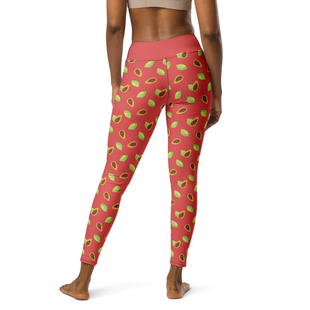 Yogahose Obst Papaya Muster Yogapants, Yogaleggings, Yogaleggins, Yogahose Damen, Yogahose, Frauen, Yogahose Mädchen, Yogahose Kinder, Yogahose Herren, Yogahose Männer, Papapya Muster, Obst Muster, Papayas