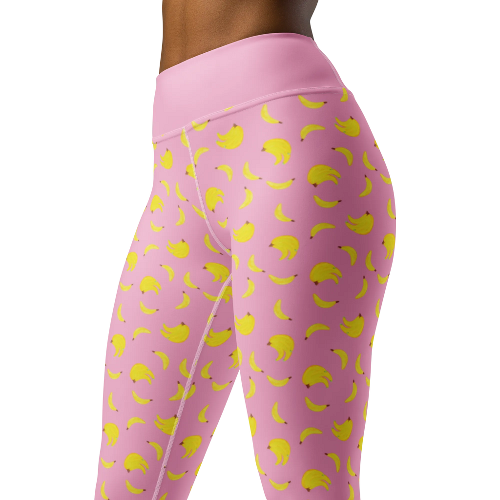 Yogahose Bananen Staude Muster Yogapants, Yogaleggings, Yogaleggins, Yogahose Damen, Yogahose, Frauen, Yogahose Mädchen, Yogahose Kinder, Yogahose Herren, Yogahose Männer, Bananen Muster