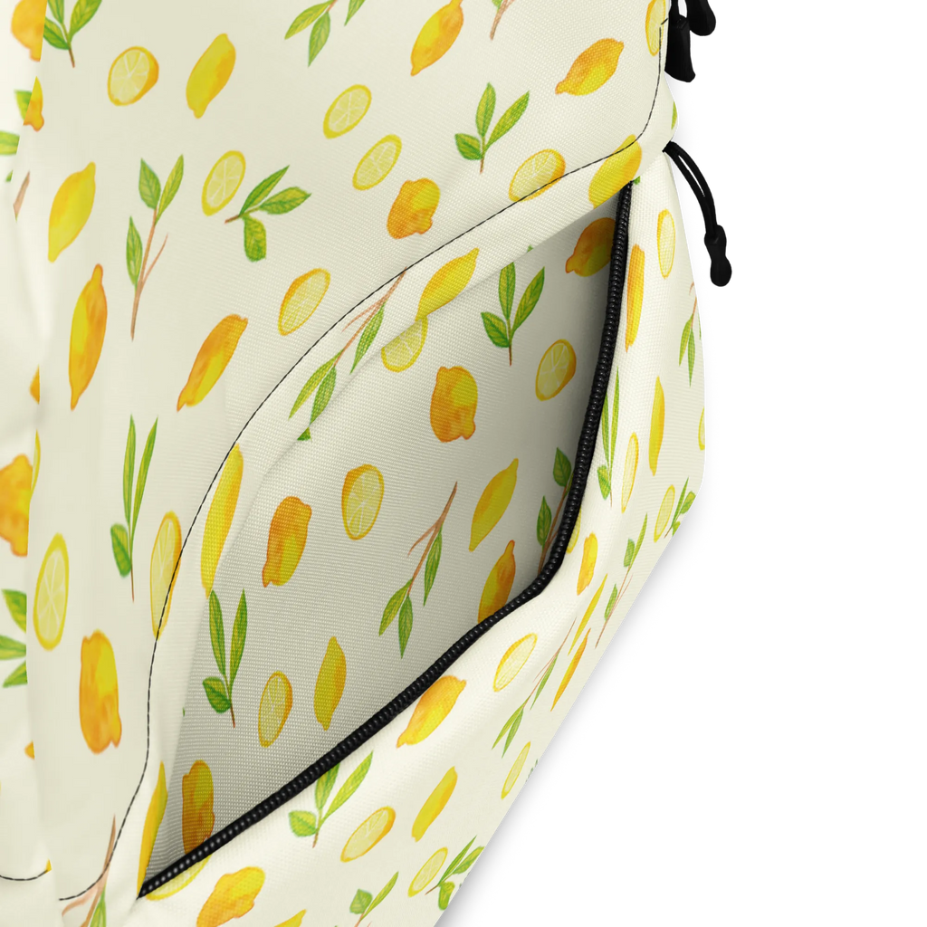 Backpack Freshness Lemons Rucksack, Laptoprucksack, Notebookrucksack, Schulrucksack für Laptop, Arbeitsrucksack für Laptop, Reiserucksack für Laptop, Rucksack für Alltag, Rucksack für Schule, Rucksack für Uni, Rucksack für Notebook, Rucksack für Computer, wetterfester Rucksack, regenfester Rucksack, strapazierfähiger Rucksack, Zitronen Muster, Zitrusfrüchte Muster, Zitrone