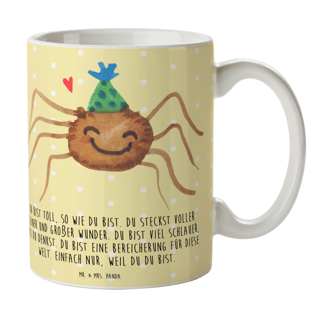 Tasse Spinne Agathe Party Tasse, Kaffeetasse, Teetasse, Becher, Kaffeebecher, Teebecher, Keramiktasse, Porzellantasse, Büro Tasse, Geschenk Tasse, Tasse Sprüche, Tasse Motive, Spinne Agathe, Spinne, Agathe, Videos, Merchandise, Selbstliebe, Wunder, Motivation, Glück