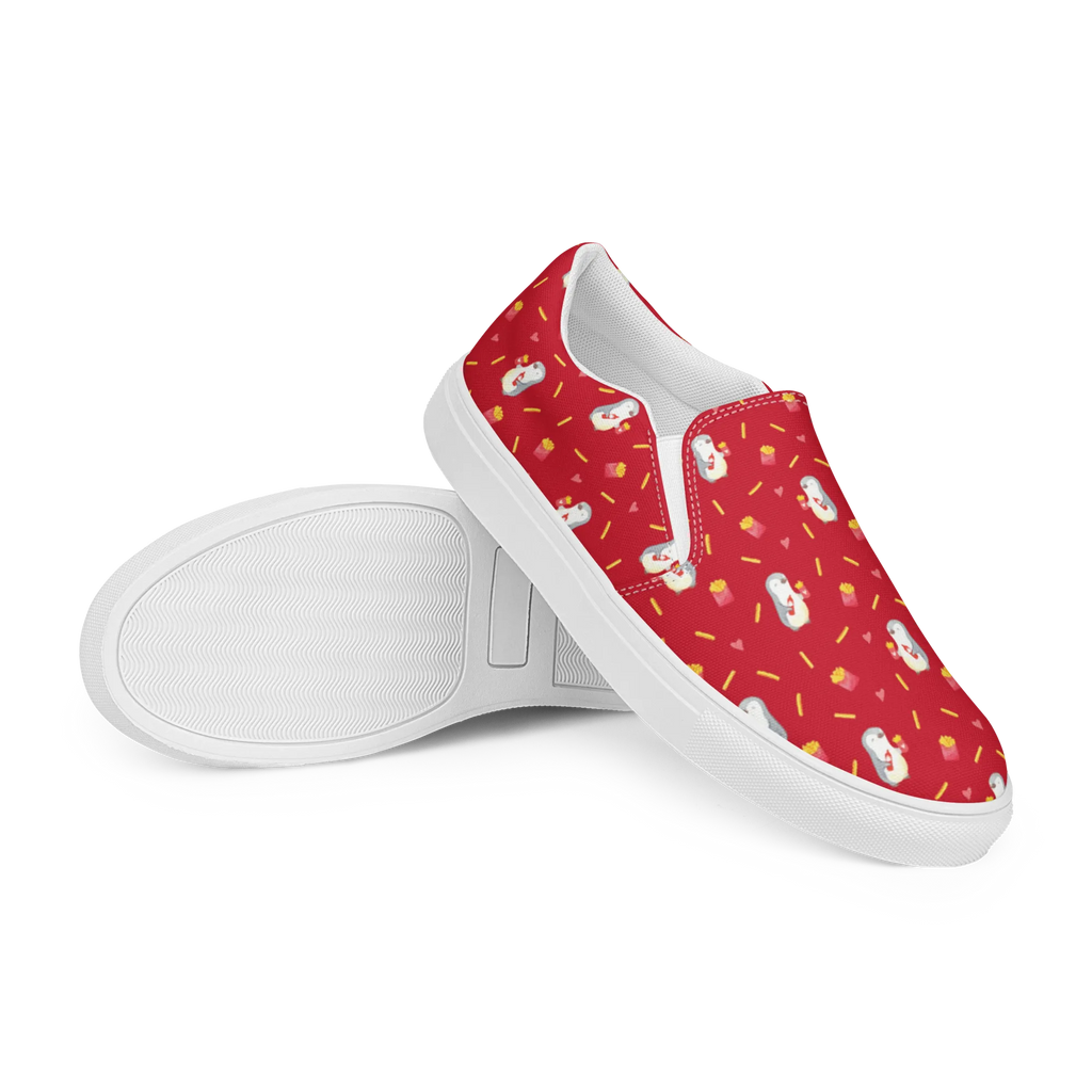 Damen Slipper Pinguin Pommes Muster Mokassins, Slipper Damen, Mokassins Damen, Mokassin Damen, Damen Slipper, Schlupfschuhe Damen, Damen Mokassins, Liebe, Partner, Freund, Freundin, Ehemann, Ehefrau, Heiraten, Verlobung, Heiratsantrag, Liebesgeschenk, Jahrestag, Hocheitstag, Valentinstag, Geschenk für Frauen, Hochzeitstag, Mitbringsel, Geschenk für Freundin, Geschenk für Partner, Liebesbeweis, für Männer, für Ehemann