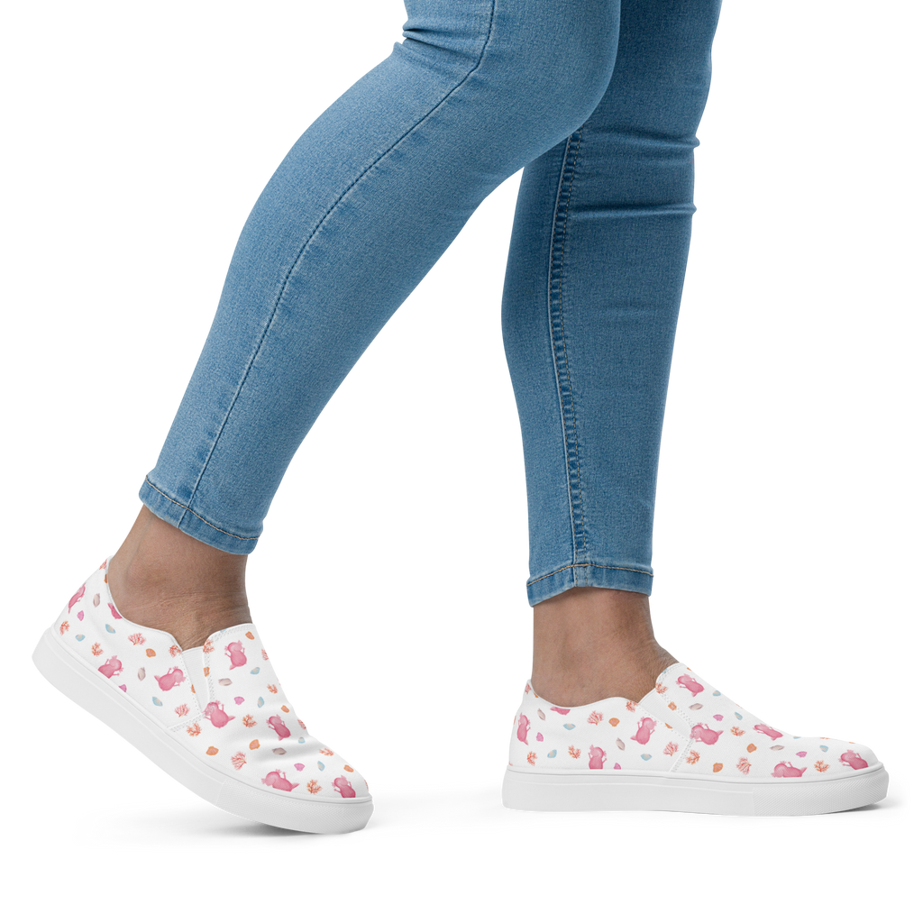 Damen Slipper Axolotl Hurra Muster Mokassins, Slipper Damen, Mokassins Damen, Mokassin Damen, Damen Slipper, Schlupfschuhe Damen, Damen Mokassins, Axolotl, Molch, Axolot, Schwanzlurch, Lurch, Lurche, fröhlich, Spaß, Freude, Motivation, Zufriedenheit