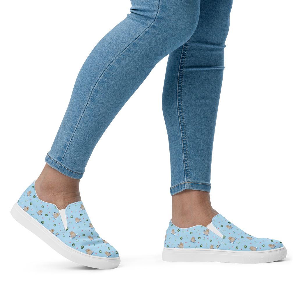 Damen Slipper Otter Stein Muster Mokassins, Slipper Damen, Mokassins Damen, Mokassin Damen, Damen Slipper, Schlupfschuhe Damen, Damen Mokassins, Otter, Fischotter, Seeotter, Otter Seeotter See Otter