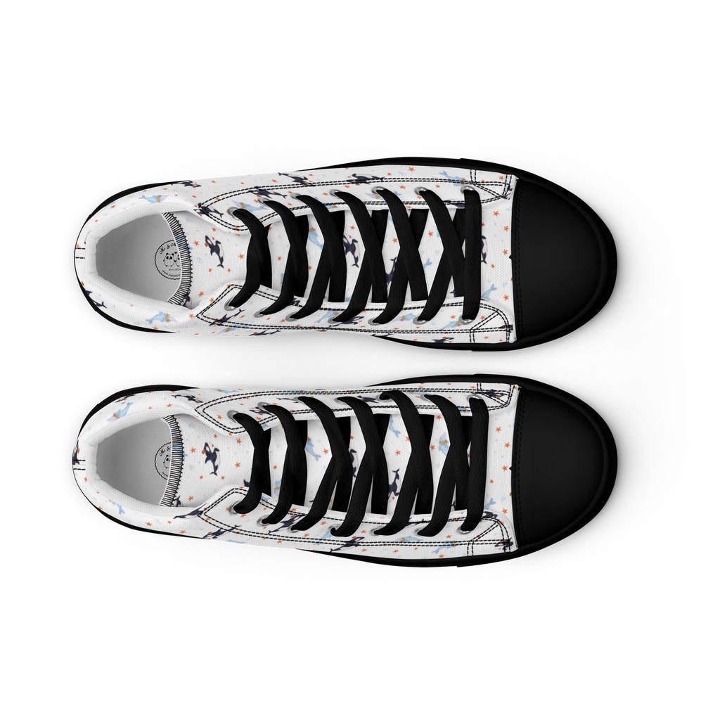 Damen Sneaker Black Edition Orca Zylinder Muster Schwarze Sneaker Damen, Damen Schwarze Sneaker, Schwarze Sneakers für Damen, Schwarze Sneakers Damen, Sneaker Damen Schwarz, Sneaker Schwarz Damen, Schwarzer Sneaker Damen, Schwarze Sneaker, Sneakers Schwarz, Turnschuhe Damen Schwarz, Sportschuhe Damen Schwarz, Turnschuhe Schwarz, Schwarzer Sportschuh Damen, Meerestiere, Meer, Urlaub, Narwal, Glitter, Konfetti, Glitzer, Geburtstag, Feier, Fete, Fest, Glückwunsch, Orca