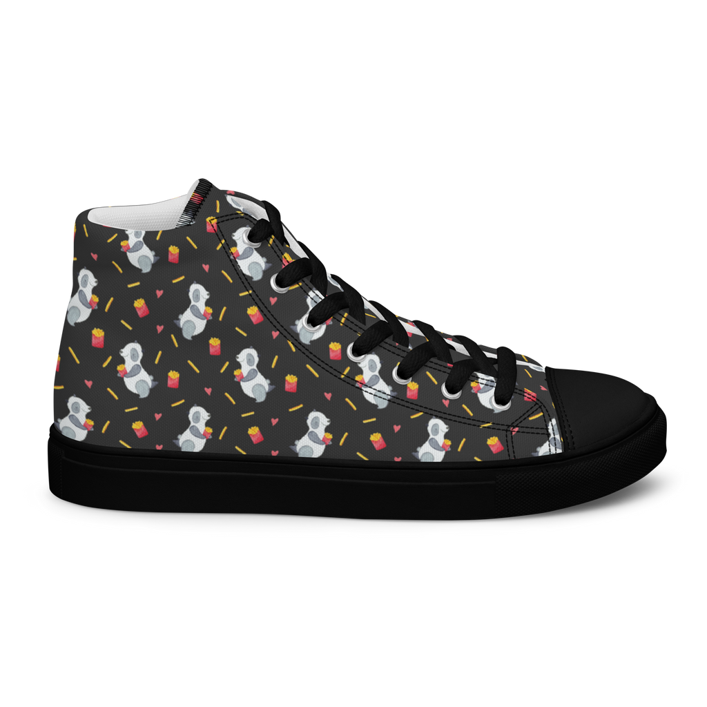 Damen Sneaker Black Edition Panda Pommes Muster Sneaker Damen, Damen Sneaker, Sportschuhe Damen, Turnschuhe Damen, Damen Sportschuhe, Schuhe Damen Sneaker, Damen Turnschuhe, Panda Muster, Pommes Muster, Panda, Pommes