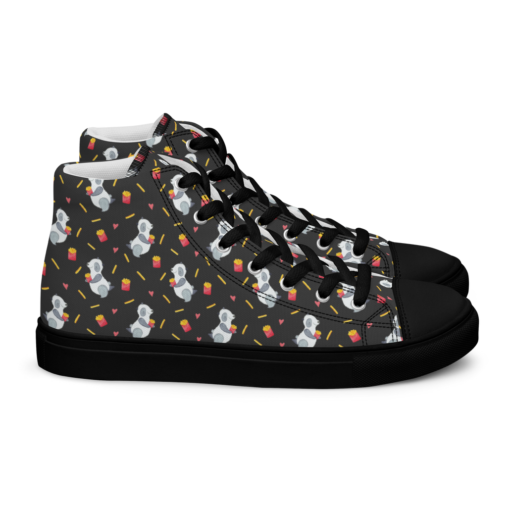 Damen Sneaker Black Edition Panda Pommes Muster Sneaker Damen, Damen Sneaker, Sportschuhe Damen, Turnschuhe Damen, Damen Sportschuhe, Schuhe Damen Sneaker, Damen Turnschuhe, Panda Muster, Pommes Muster, Panda, Pommes