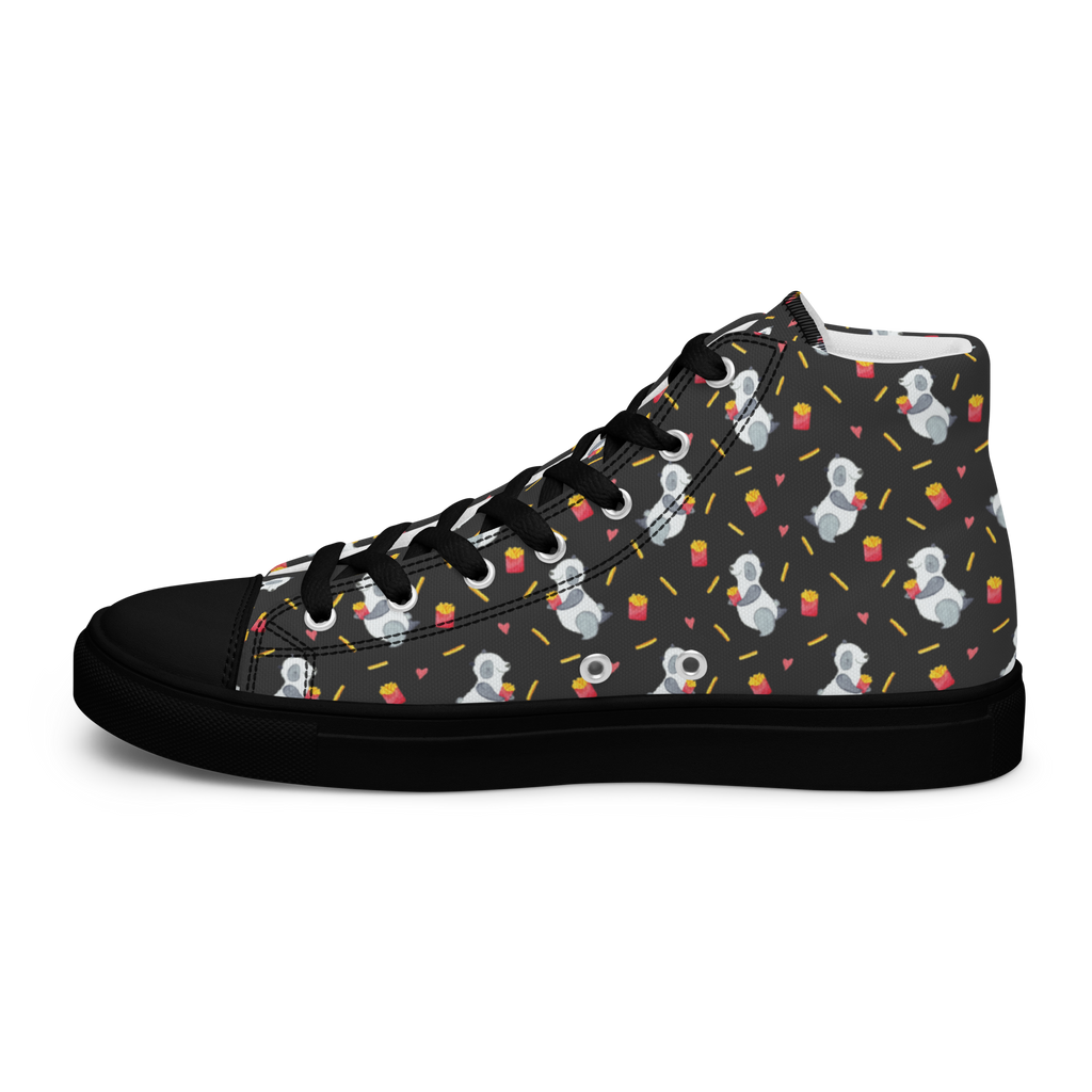 Damen Sneaker Black Edition Panda Pommes Muster Sneaker Damen, Damen Sneaker, Sportschuhe Damen, Turnschuhe Damen, Damen Sportschuhe, Schuhe Damen Sneaker, Damen Turnschuhe, Panda Muster, Pommes Muster, Panda, Pommes