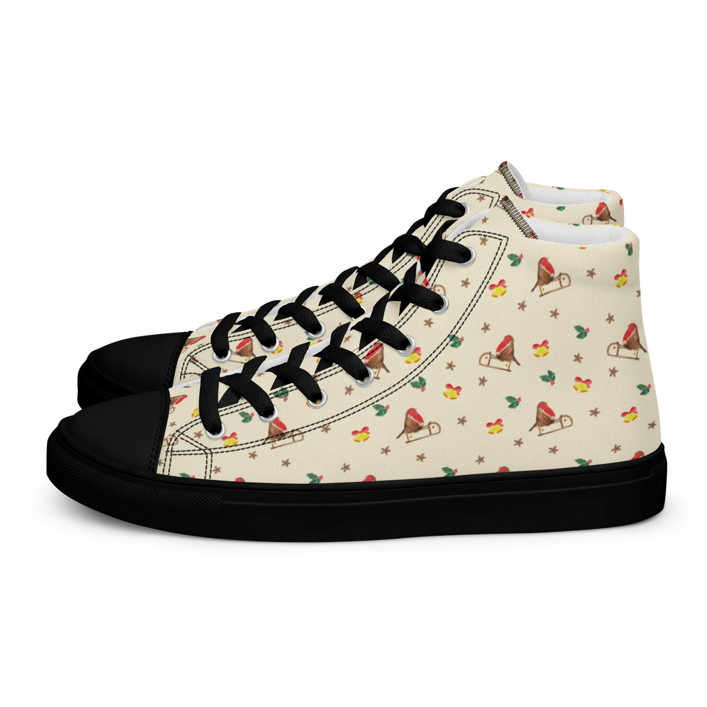 Women's Sneaker Black Edition robin Sleds Sneaker Damen, Damen Sneaker, Sportschuhe Damen, Turnschuhe Damen, Damen Sportschuhe, Schuhe Damen Sneaker, Damen Turnschuhe, Winter, Weihnachten, Weihnachtsdeko, Nikolaus, Advent, Heiligabend, Wintermotiv, Schlitten, Vogel