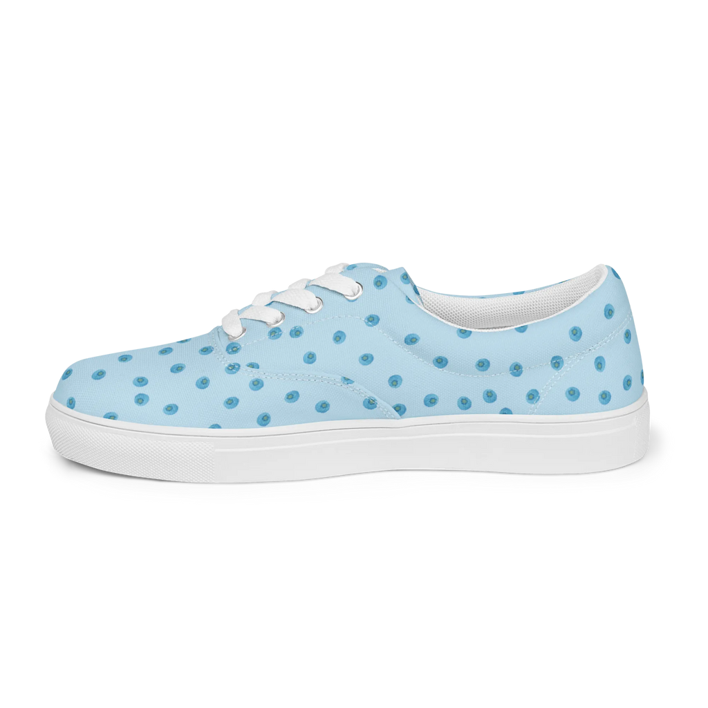 Damen Stoffschuhe Blaue Blaubeeren Muster Blaubeeren Muster, Heidelbeeren Muster, Blueberries