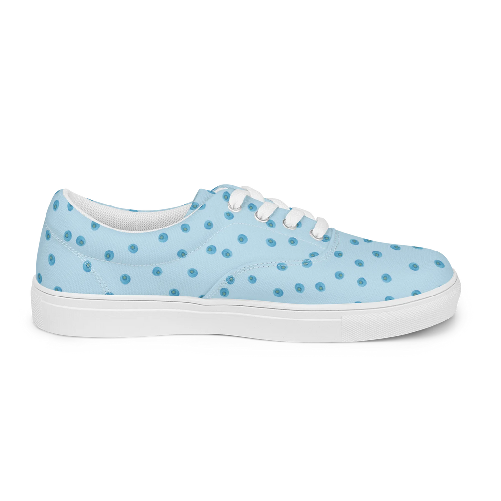 Damen Stoffschuhe Blaue Blaubeeren Muster Blaubeeren Muster, Heidelbeeren Muster, Blueberries