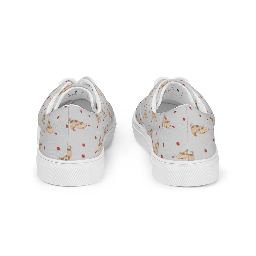 Women's Fabric Shoes Dog ladybug Hund, Hundemotiv, Haustier, Hunderasse, Tierliebhaber, Hundebesitzer, Sprüche, Hunde, Hundespruch, Marienkäfer, Mischling, Mischlinghund