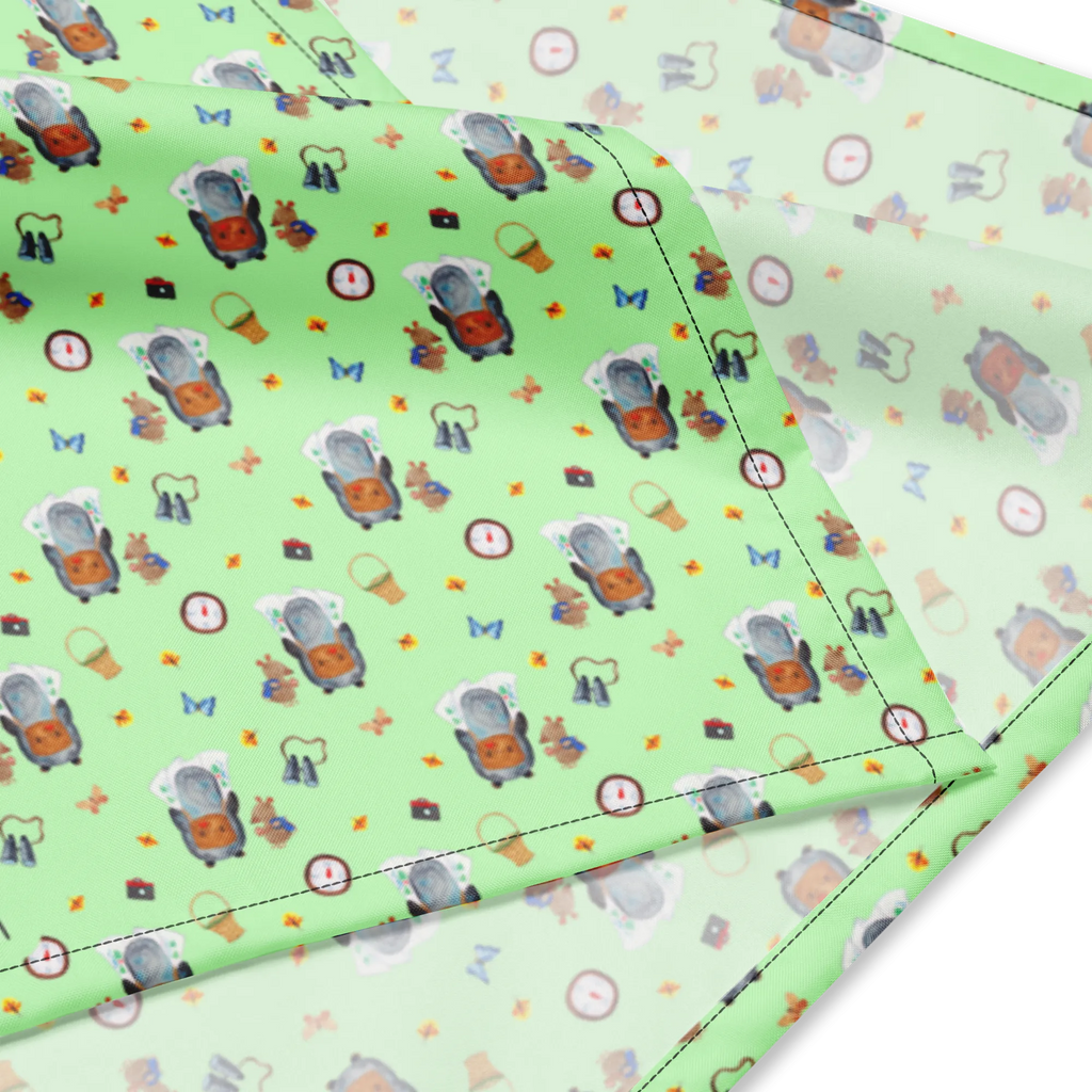 Bandana Pinguin & Maus Wanderer Muster Bandana, Kopftuch, Halstuch, Multifunktionstuch, Design Bandana, Bandana Tuch, Sportbandana, Sport Bandana, Bandana kaufen, Pinguin, Pinguine, Abenteurer, Abenteuer, Roadtrip, Ausflug, Wanderlust, wandern