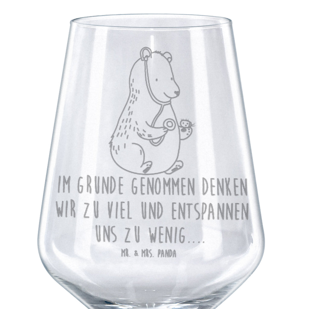 Rotwein Glas Bär Arzt Rotweinglas, Weinglas, Rotwein Glas, Weinglas mit Gravur, Geschenk für Weinliebhaber, Spülmaschinenfeste Weingläser, Hochwertige Weinaccessoires, Bär, Teddy, Teddybär, Arzt, Ärztin, Doktor, Professor, Doktorin, Professorin