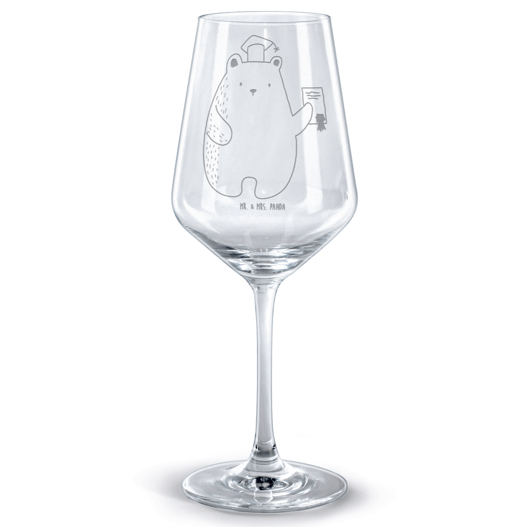 Rotwein Glas Prüfungsbär Rotweinglas, Weinglas, Rotwein Glas, Weinglas mit Gravur, Geschenk für Weinliebhaber, Spülmaschinenfeste Weingläser, Hochwertige Weinaccessoires, Bär, Teddy, Teddybär, Abitur, Prüfungen, Prüfung bestanden, Abschluss, Zeugnis, Abschlusszeugnis