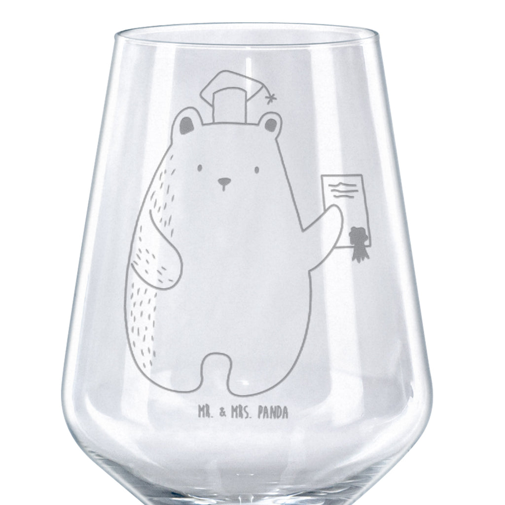 Rotwein Glas Prüfungsbär Rotweinglas, Weinglas, Rotwein Glas, Weinglas mit Gravur, Geschenk für Weinliebhaber, Spülmaschinenfeste Weingläser, Hochwertige Weinaccessoires, Bär, Teddy, Teddybär, Abitur, Prüfungen, Prüfung bestanden, Abschluss, Zeugnis, Abschlusszeugnis