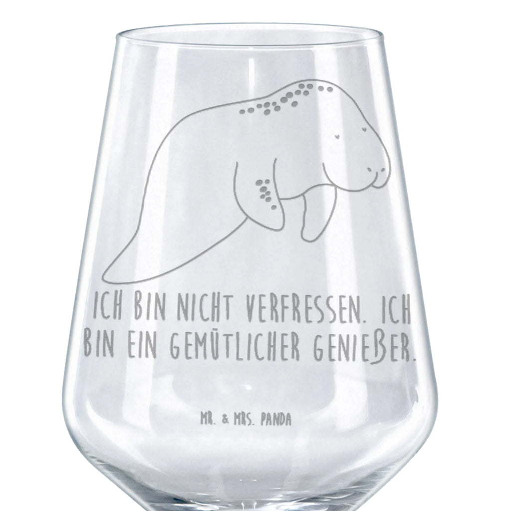 Red Wine Glass manatee Relax Rotweinglas, Weinglas, Rotwein Glas, Weinglas mit Gravur, Geschenk für Weinliebhaber, Spülmaschinenfeste Weingläser, Hochwertige Weinaccessoires, Meerestiere, Meer, Urlaub, Seekuh, Seekühe, Diät, Abnehmen, Zucker, Diätwahn, Essen, Süßigkeiten