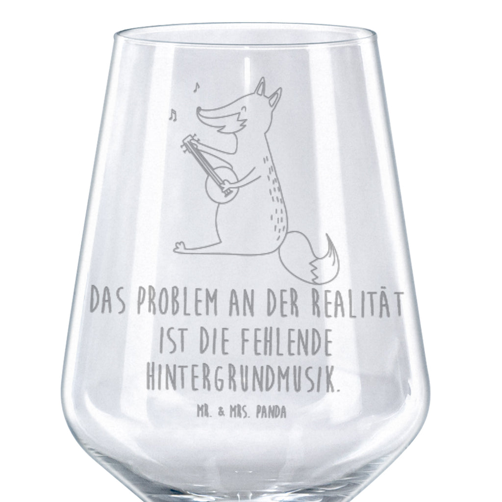 Rotwein Glas Fuchs Gitarre Rotweinglas, Weinglas, Rotwein Glas, Weinglas mit Gravur, Geschenk für Weinliebhaber, Spülmaschinenfeste Weingläser, Hochwertige Weinaccessoires, Fuchs, Füchse, Geschenk Musiker, Musik Spruch, Musikerin, Sänger, Sängerin, Gitarre