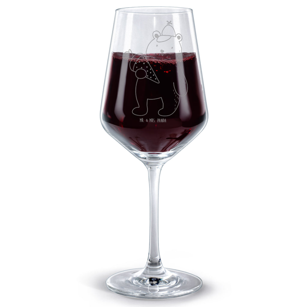 Rotwein Glas Bär mit Schultüte Rotweinglas, Weinglas, Rotwein Glas, Weinglas mit Gravur, Geschenk für Weinliebhaber, Spülmaschinenfeste Weingläser, Hochwertige Weinaccessoires, Bär, Teddy, Teddybär, Bär Motiv, Schultüte, Erster Schultag Geschenk, Einschulung Geschenk, Schule Geschenk, Grundschule, Schulanfang, Schulbeginn