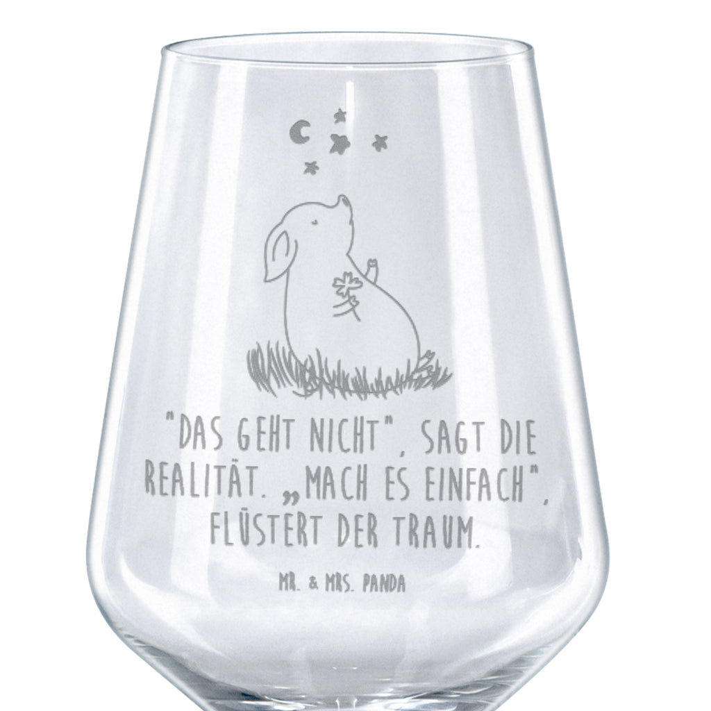 Rotwein Glas Glücksschwein Rotweinglas, Weinglas, Rotwein Glas, Weinglas mit Gravur, Geschenk für Weinliebhaber, Spülmaschinenfeste Weingläser, Hochwertige Weinaccessoires, Tiermotive, Gute Laune, lustige Sprüche, Tiere, Glücksschwein. Glück, Schwein, Schweinchen, Sterne, Sernchen, Ziele, Träume, Motivation, Glücksbringer