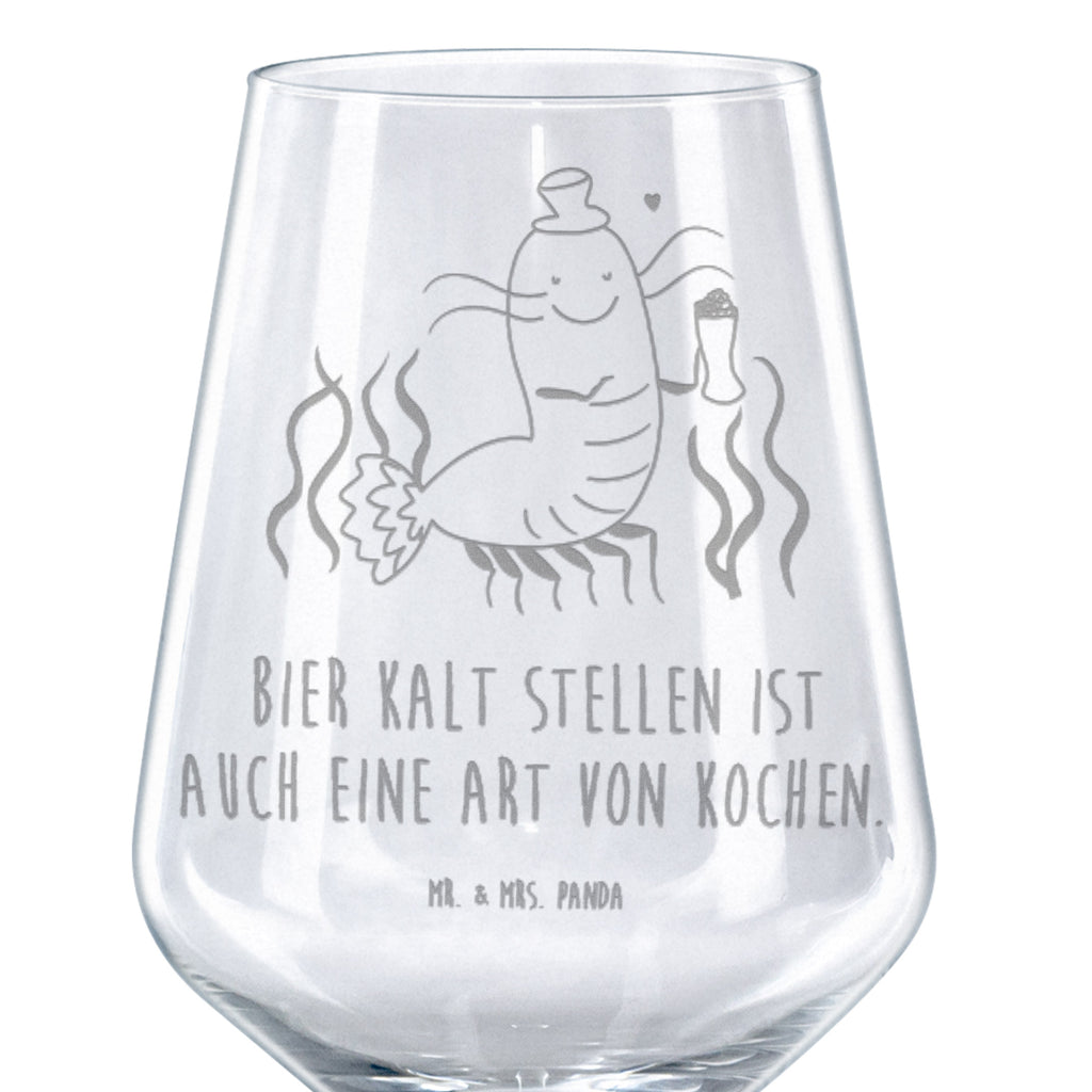 Rotwein Glas Hummer mit Weizen Rotweinglas, Weinglas, Rotwein Glas, Weinglas mit Gravur, Geschenk für Weinliebhaber, Spülmaschinenfeste Weingläser, Hochwertige Weinaccessoires, Meerestiere, Meer, Urlaub, Garnele, Garnelen, Bier, Kochen, Männerhaushalt, Junggeselle, Junggesellin, Bierliebhaber, Kneipe, Gasthaus, Wirtschaft